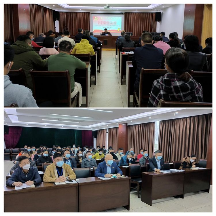 市環(huán)發(fā)公司召開學習宣傳貫徹黨的二十大精神宣講會暨專題黨課(圖1)